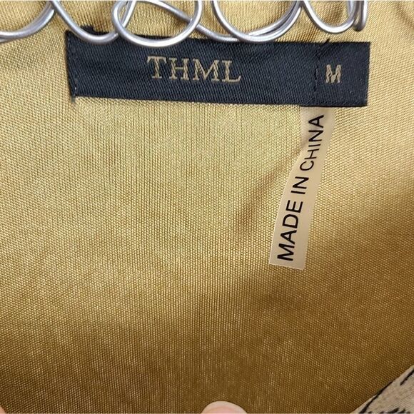 THML Blousonā MidiĀ OpenāShoulderāDressāSizeāMedium - Picture 8 of 9